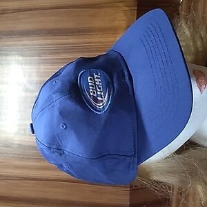 Vintage Bud Light velcro strap baseball cap